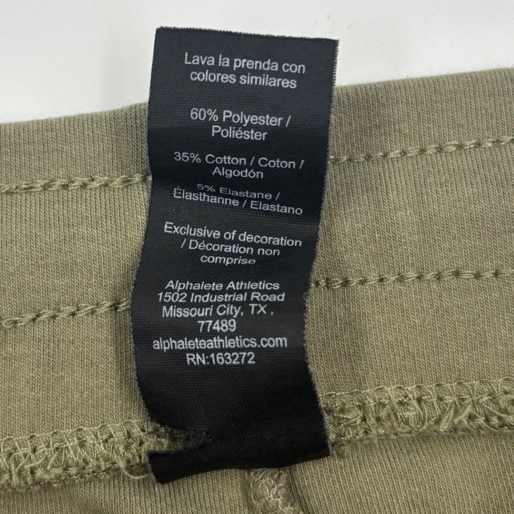 Alphalete Men's XL Green Graphic Slim Fit Polyester Essential‎ Core Joggers